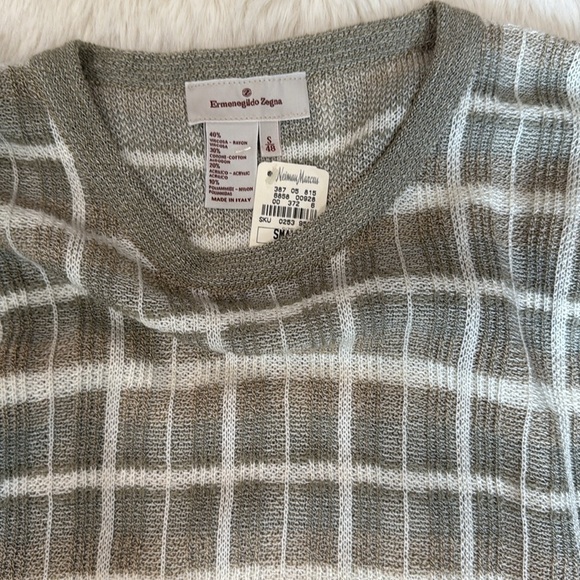 NWT Ermenegildo Zegna Summer Weight Crew Neck Sweater - Picture 2 of 8